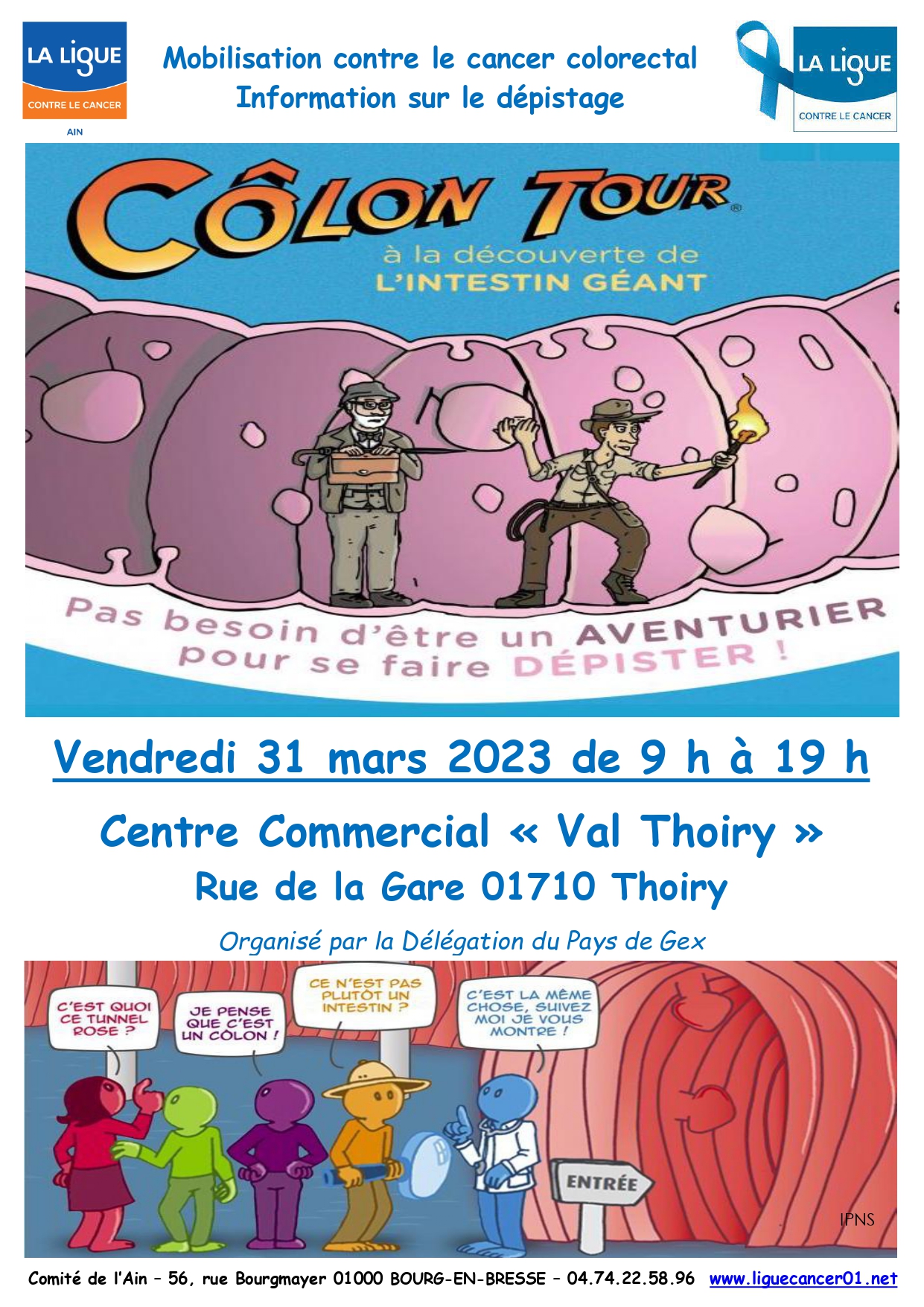 Lire la suite à propos de l’article Côlon Tour revient à Val Thoiry le vendredi 31 mars 2023