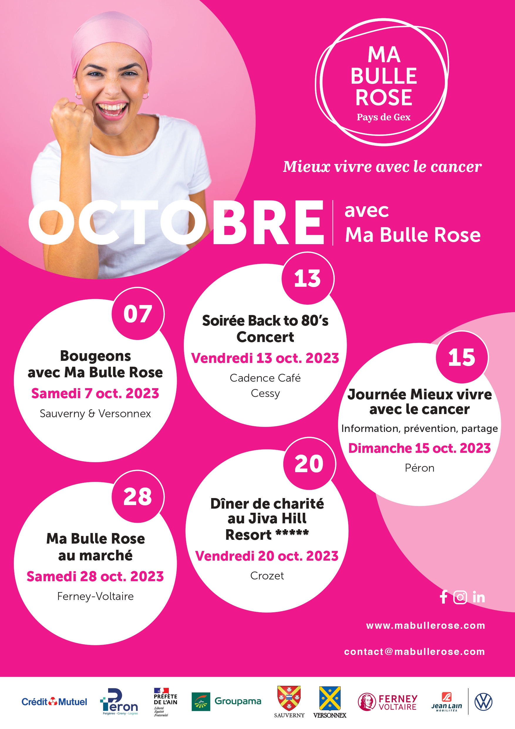 You are currently viewing Octobre Rose avec ma Bulle Rose, à vos agenda