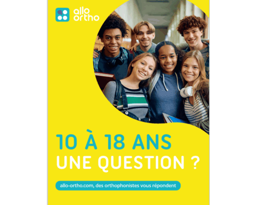 Livrets Allo Ortho 10 à 18 ans